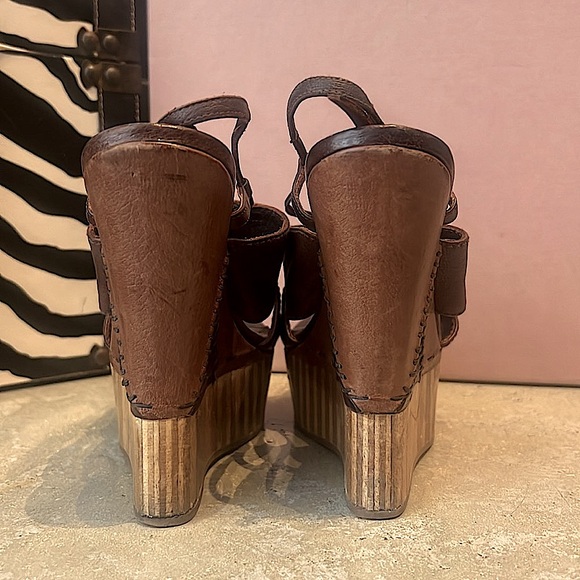 Miu Miu Wooden Mules Size 37 - Picture 5 of 12